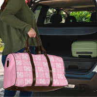 Pink Palaka Quilt Hawaii Travel Bag Traditional Hawaii-plaid Pattern - Polynesian Pride
