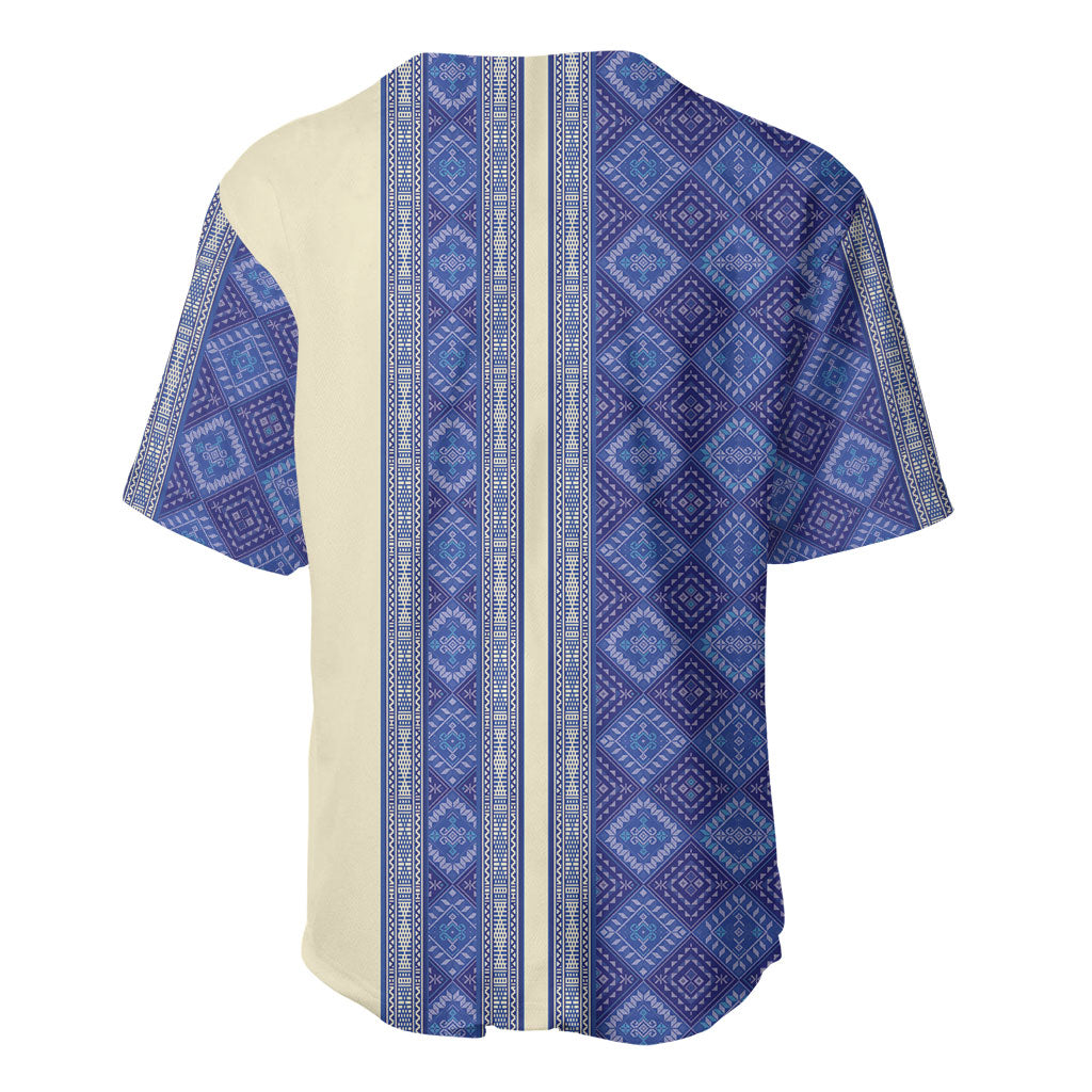 Mabuhay Philippines Festival Baseball Jersey Yakan Modern Filipiniana Inspired LT14 - Polynesian Pride