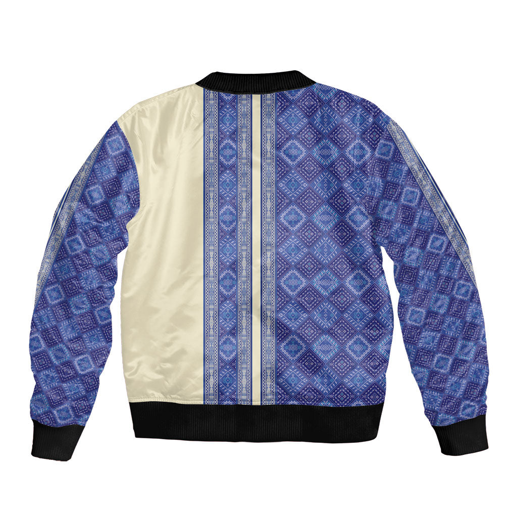 Mabuhay Philippines Festival Bomber Jacket Yakan Modern Filipiniana Inspired LT14 - Polynesian Pride