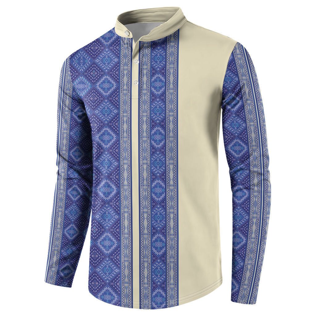 Mabuhay Philippines Festival Button Sweatshirt Yakan Modern Filipiniana Inspired LT14 - Polynesian Pride