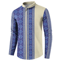 Mabuhay Philippines Festival Button Sweatshirt Yakan Modern Filipiniana Inspired LT14 - Polynesian Pride