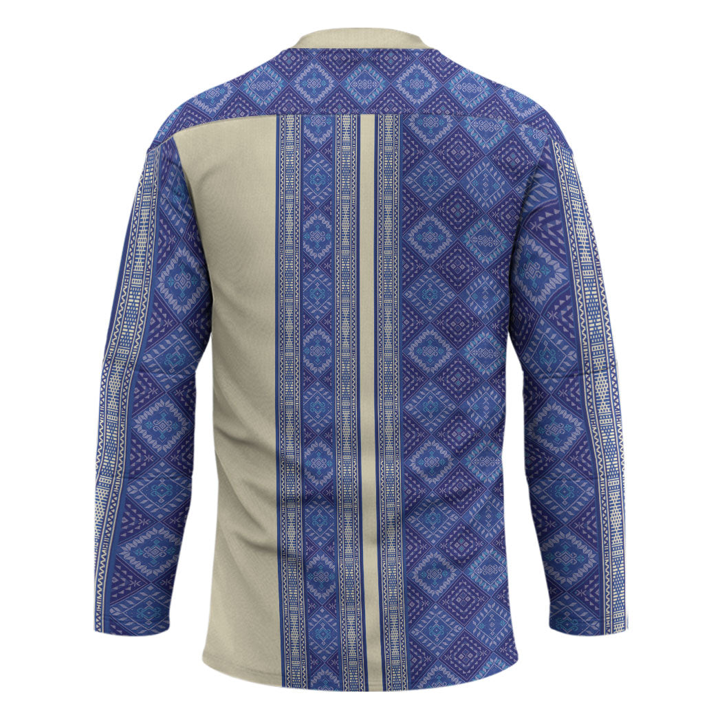 Mabuhay Philippines Festival Hockey Jersey Yakan Modern Filipiniana Inspired LT14 - Polynesian Pride