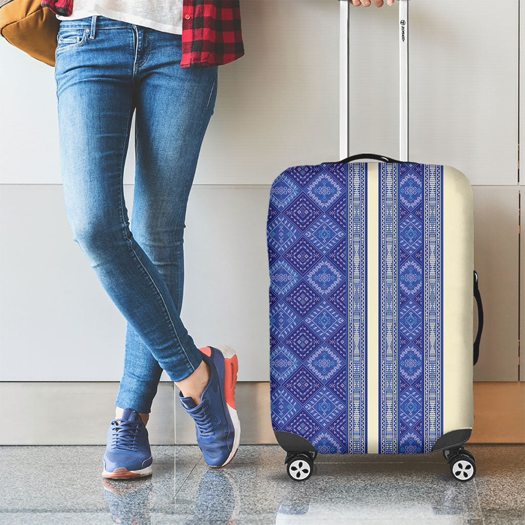Mabuhay Philippines Festival Luggage Cover Yakan Modern Filipiniana Inspired LT14 - Polynesian Pride