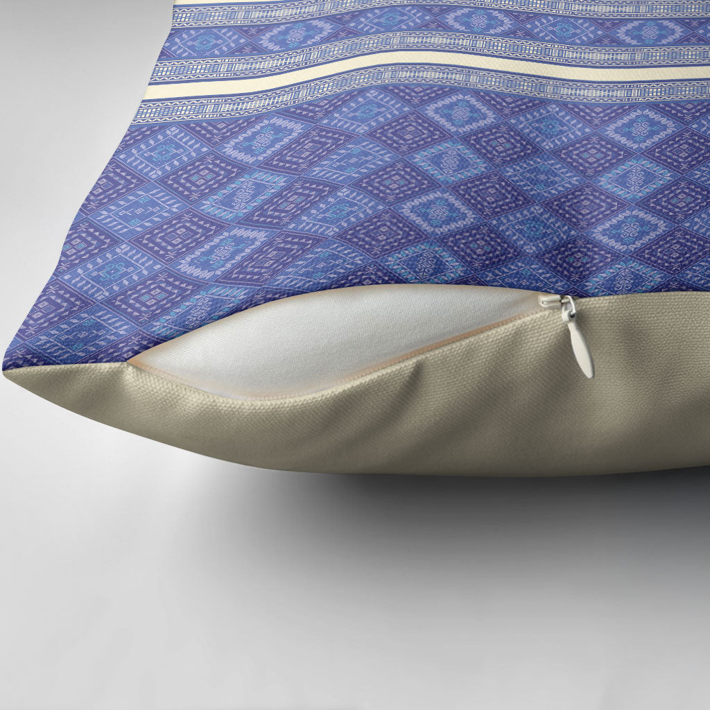 Mabuhay Philippines Festival Pillow Cover Yakan Modern Filipiniana Inspired LT14 - Polynesian Pride