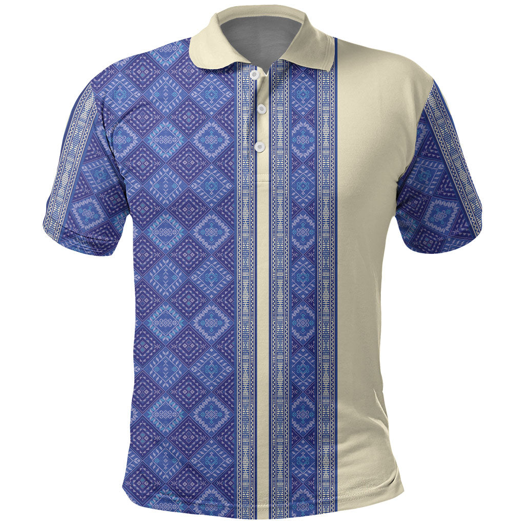 Mabuhay Philippines Festival Polo Shirt Yakan Modern Filipiniana Inspired