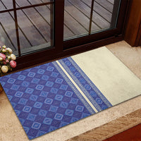 Mabuhay Philippines Festival Rubber Doormat Yakan Modern Filipiniana Inspired LT14 - Polynesian Pride