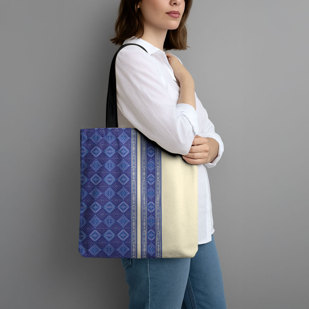 Mabuhay Philippines Festival Tote Bag Yakan Modern Filipiniana Inspired LT14 - Polynesian Pride