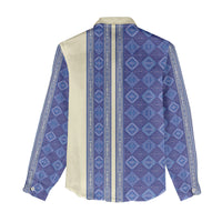 Mabuhay Philippines Festival Women Casual Shirt Yakan Modern Filipiniana Inspired LT14 - Polynesian Pride