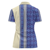 Mabuhay Philippines Festival Women Polo Shirt Yakan Modern Filipiniana Inspired LT14 - Polynesian Pride