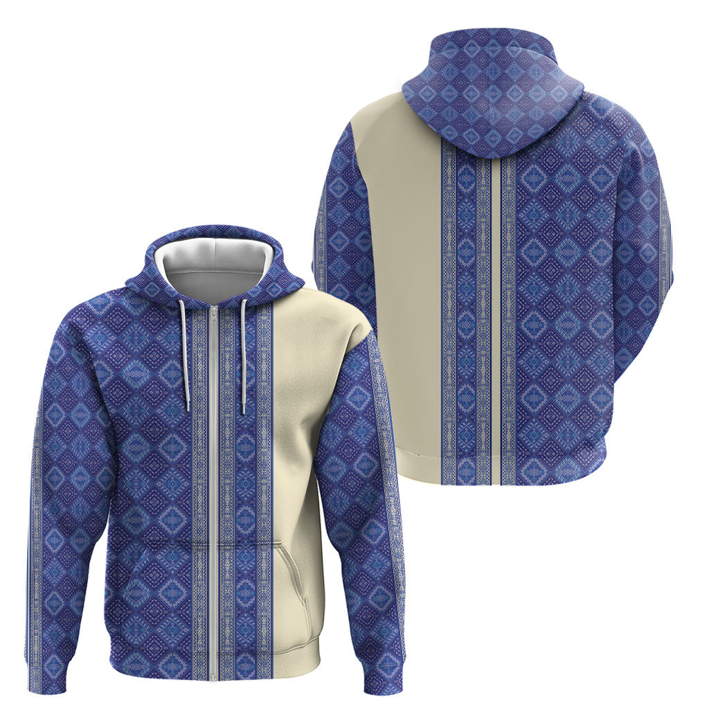 Mabuhay Philippines Festival Zip Hoodie Yakan Modern Filipiniana Inspired LT14 - Polynesian Pride