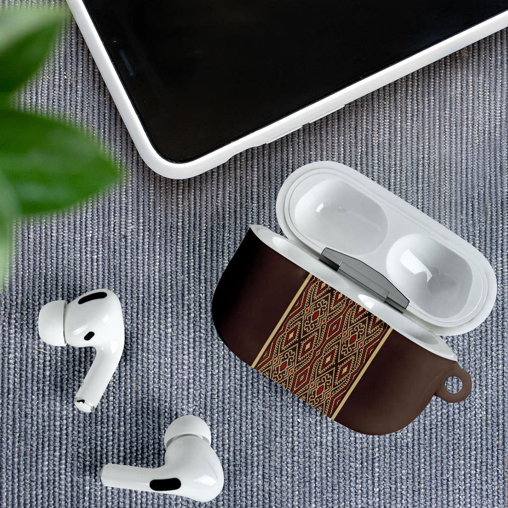 Mabuhay Philippines Festival AirPods Case Tnalak Modern Filipiniana Inspired LT14 - Polynesian Pride