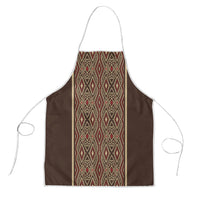 Mabuhay Philippines Festival Apron Tnalak Modern Filipiniana Inspired LT14 Brown - Polynesian Pride
