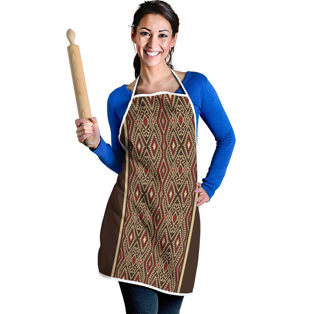 Mabuhay Philippines Festival Apron Tnalak Modern Filipiniana Inspired LT14 - Polynesian Pride