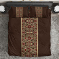 Mabuhay Philippines Festival Bedding Set Tnalak Modern Filipiniana Inspired LT14 Brown - Polynesian Pride