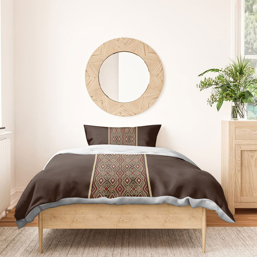Mabuhay Philippines Festival Bedding Set Tnalak Modern Filipiniana Inspired LT14 - Polynesian Pride