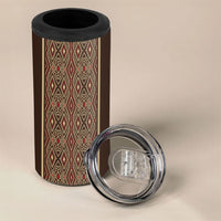 Mabuhay Philippines Festival 4 in 1 Can Cooler Tumbler Tnalak Modern Filipiniana Inspired LT14 - Polynesian Pride