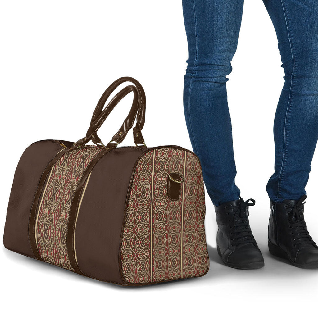 Mabuhay Philippines Festival Travel Bag Tnalak Modern Filipiniana Inspired LT14 - Polynesian Pride