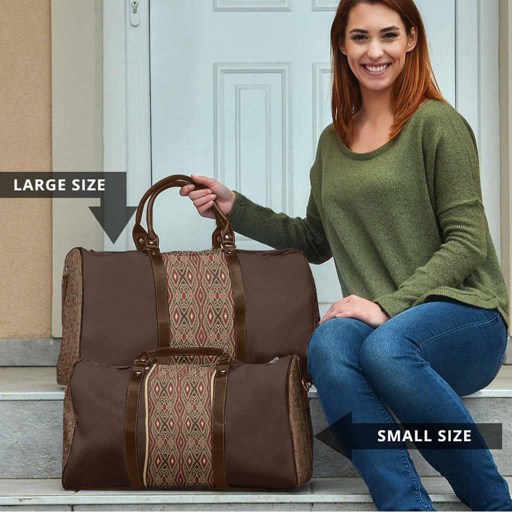 Mabuhay Philippines Festival Travel Bag Tnalak Modern Filipiniana Inspired LT14 - Polynesian Pride