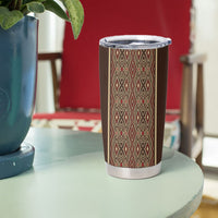 Mabuhay Philippines Festival Tumbler Cup Tnalak Modern Filipiniana Inspired LT14 - Polynesian Pride