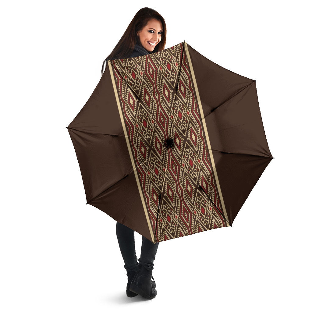 Mabuhay Philippines Festival Umbrella Tnalak Modern Filipiniana Inspired LT14 - Polynesian Pride