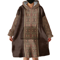 Mabuhay Philippines Festival Wearable Blanket Hoodie Tnalak Modern Filipiniana Inspired LT14 - Polynesian Pride