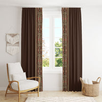 Mabuhay Philippines Festival Window Curtain Tnalak Modern Filipiniana Inspired LT14 - Polynesian Pride