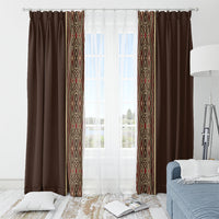Mabuhay Philippines Festival Window Curtain Tnalak Modern Filipiniana Inspired LT14 - Polynesian Pride