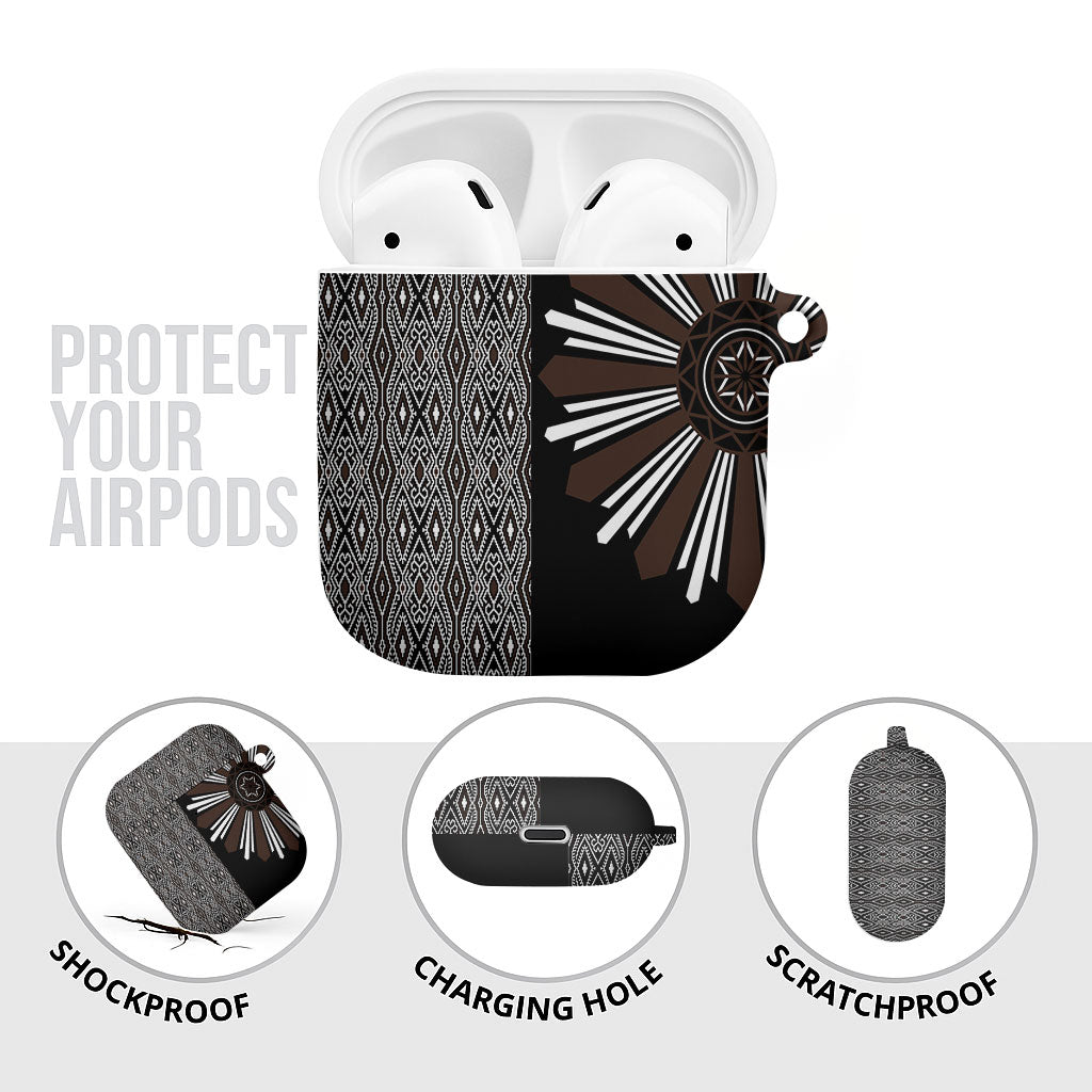 Mabuhay Philippines Festival AirPods Case Araw Tnalak Modern Filipiniana Inspired LT14 - Polynesian Pride