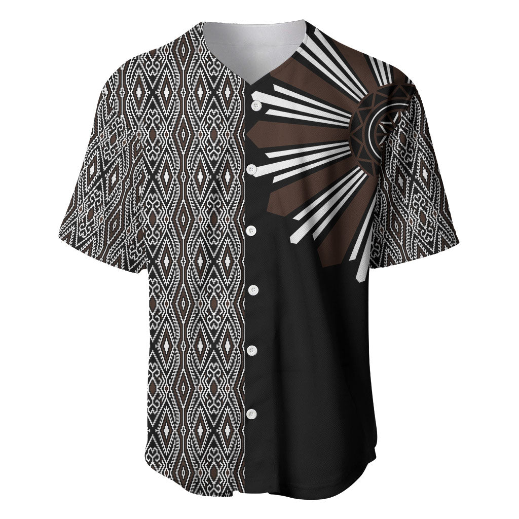 Mabuhay Philippines Festival Baseball Jersey Araw Tnalak Modern Filipiniana Inspired