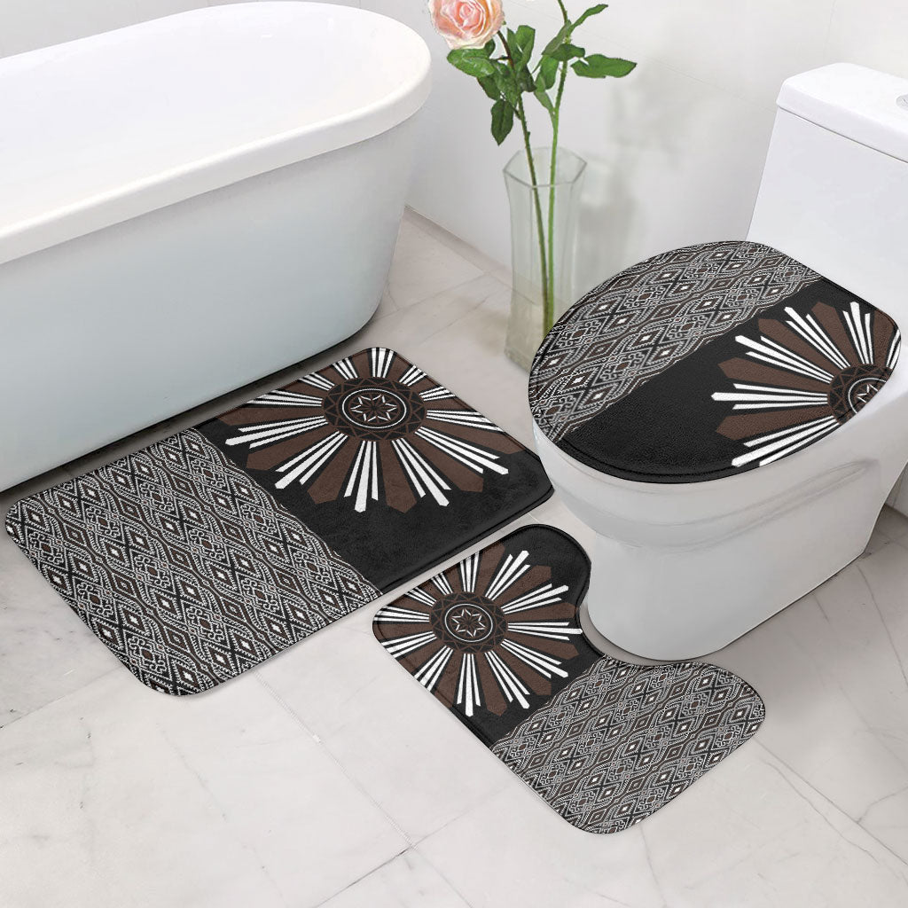 Mabuhay Philippines Festival Bathroom Set Araw Tnalak Modern Filipiniana Inspired LT14 - Polynesian Pride
