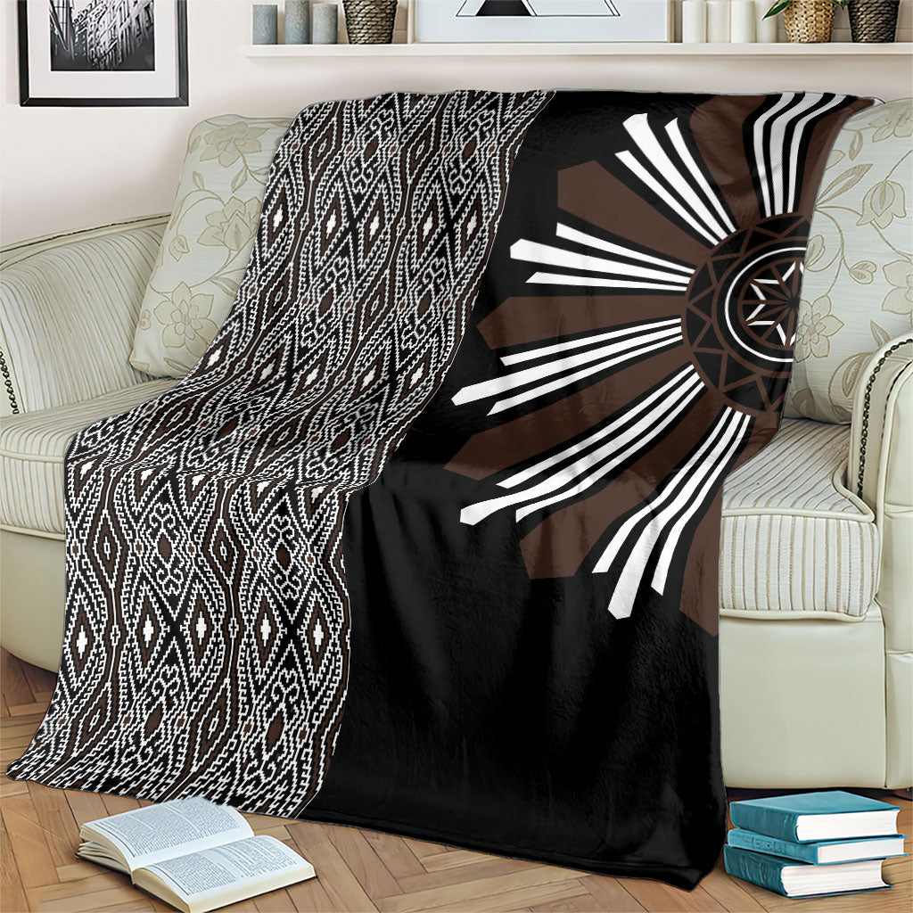 Mabuhay Philippines Festival Blanket Araw Tnalak Modern Filipiniana Inspired LT14 - Polynesian Pride