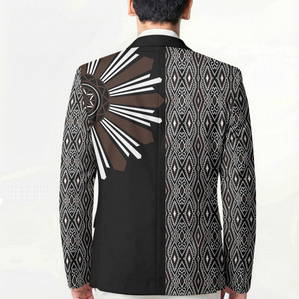 Mabuhay Philippines Festival Blazer Araw Tnalak Modern Filipiniana Inspired LT14 - Polynesian Pride