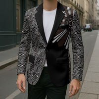 Mabuhay Philippines Festival Blazer Araw Tnalak Modern Filipiniana Inspired LT14 - Polynesian Pride