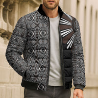 Mabuhay Philippines Festival Bomber Puffer Jacket Araw Tnalak Modern Filipiniana Inspired LT14 - Polynesian Pride