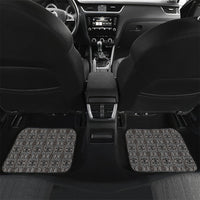 Mabuhay Philippines Festival Car Mats Araw Tnalak Modern Filipiniana Inspired LT14 Set 2pcs - Back Black - Polynesian Pride