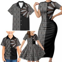 Mabuhay Philippines Festival Family Matching Short Sleeve Bodycon Dress and Hawaiian Shirt Araw Tnalak Modern Filipiniana Inspired LT14 - Polynesian Pride