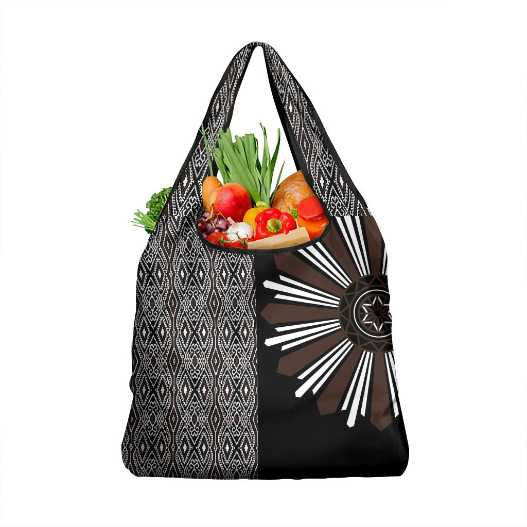 Mabuhay Philippines Festival Grocery Bag Araw Tnalak Modern Filipiniana Inspired