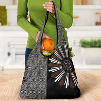 Mabuhay Philippines Festival Grocery Bag Araw Tnalak Modern Filipiniana Inspired LT14 - Polynesian Pride