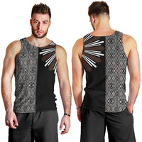 Mabuhay Philippines Festival Men Tank Top Araw Tnalak Modern Filipiniana Inspired LT14 - Polynesian Pride