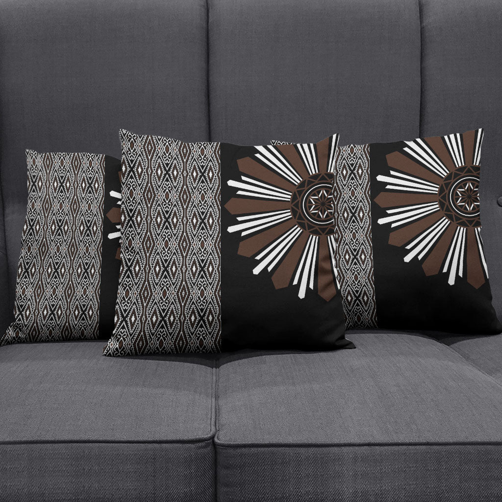 Mabuhay Philippines Festival Pillow Cover Araw Tnalak Modern Filipiniana Inspired LT14 - Polynesian Pride