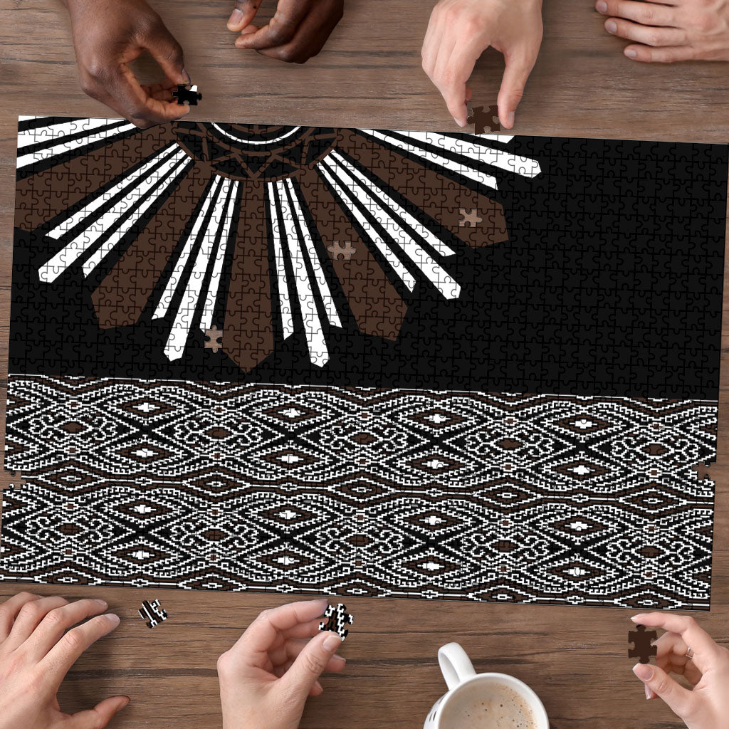 Mabuhay Philippines Festival Puzzle Araw Tnalak Modern Filipiniana Inspired LT14 - Polynesian Pride