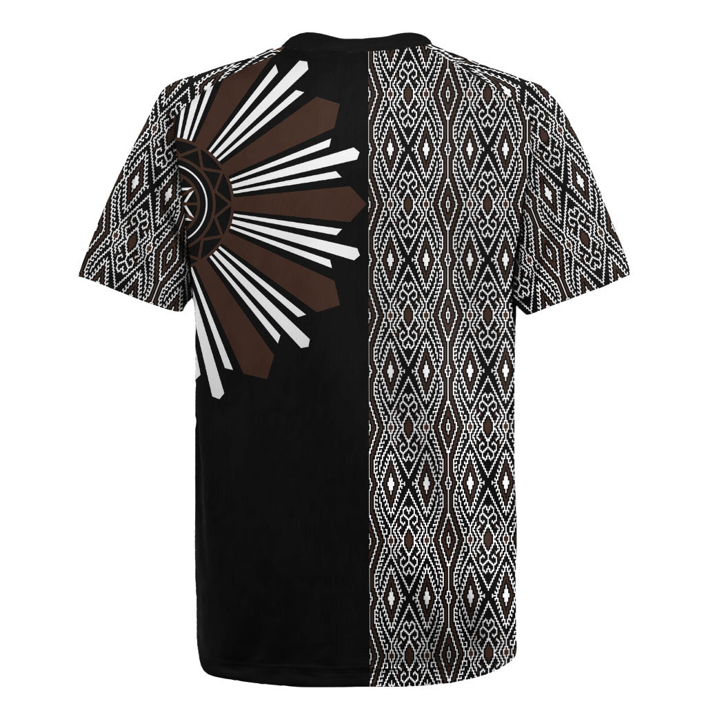 Mabuhay Philippines Festival Rugby Jersey Araw Tnalak Modern Filipiniana Inspired LT14 - Polynesian Pride