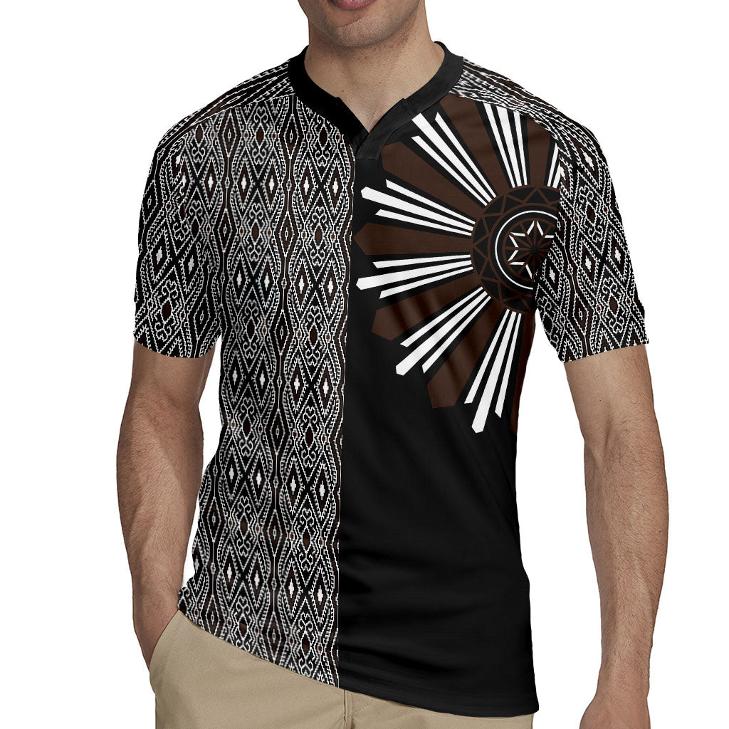 Mabuhay Philippines Festival Rugby Jersey Araw Tnalak Modern Filipiniana Inspired LT14 - Polynesian Pride