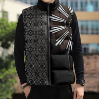 Mabuhay Philippines Festival Sleeveless Puffer Jacket Araw Tnalak Modern Filipiniana Inspired LT14 - Polynesian Pride