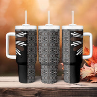 Mabuhay Philippines Festival Tumbler With Handle Araw Tnalak Modern Filipiniana Inspired LT14 - Polynesian Pride