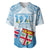 Fiji Day 1970 Baseball Jersey Proud To Be A Fijian Tapa Pattern