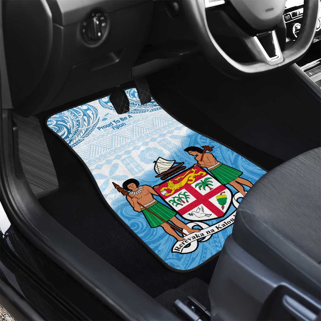 Fiji Day 1970 Car Mats Proud To Be A Fijian Tapa Pattern LT14 - Polynesian Pride