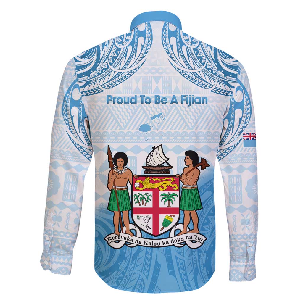 Fiji Day 1970 Family Matching Long Sleeve Bodycon Dress and Hawaiian Shirt Proud To Be A Fijian Tapa Pattern