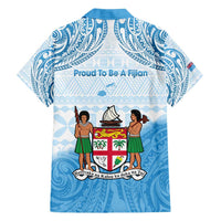 Fiji Day 1970 Family Matching Summer Maxi Dress and Hawaiian Shirt Proud To Be A Fijian Tapa Pattern