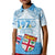 Fiji Day 1970 Kid Polo Shirt Proud To Be A Fijian Tapa Pattern